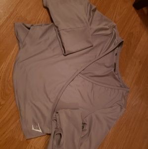 Gymshark crop top long sleeves